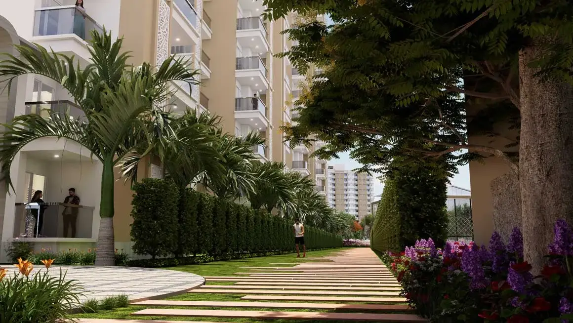 Children play and family open activity lawns